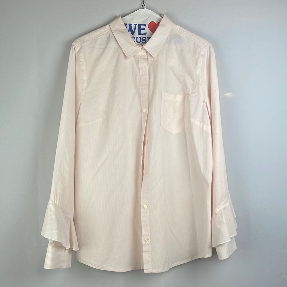 Banana Republic Factory Striped Button Down Blouse